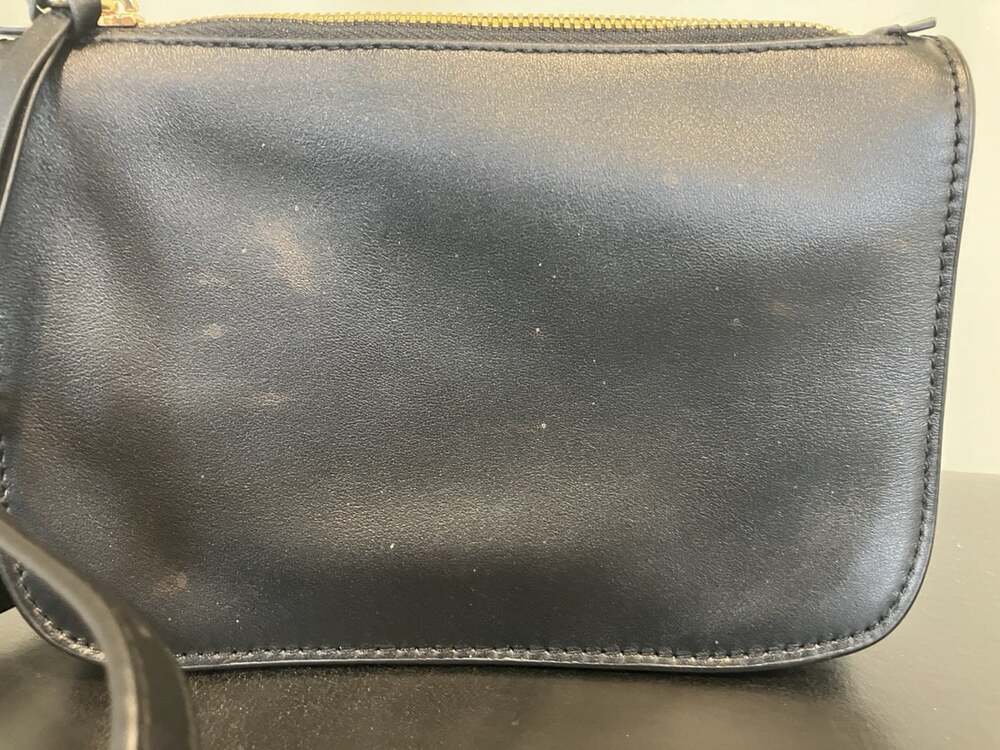 QUINCE 100% ITALIAN NAPPA LEATHER BELT BAG Black SMALL MSRP $59.90, Travel City - Picture 7 of 9